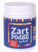 ZART PODGE - VARNISH AND GLUE - 250 ML