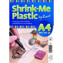 SHRINK-ME PLASTIC CLEAR PACK 10