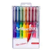 ARTLINE 200 BRIGHTS ASSORTED 8'S