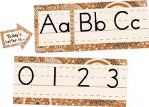 BULLETIN BOARD SET - ALPHABET LINE COUNTRY CONNECTIONS