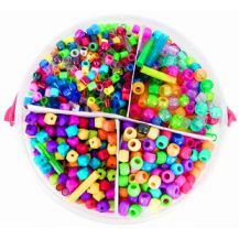 BASIC - PLASTIC BEADS 655G ASSORTED