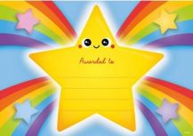 MERIT CERTIFICATE - RAINBOW STAR (35)