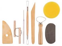 CLAY POTTERY TOOL KIT SET OF 8