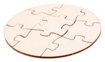 MINI WOODEN JIGSAW ROUND PACK OF 25