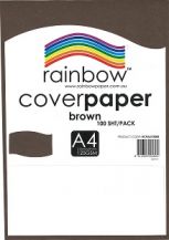 COVER PAPER A4 BROWN 125GSM PACK 100