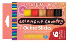 COLOURS OF COUNTRY OCHRE SLICKS  6 ASSORTED
