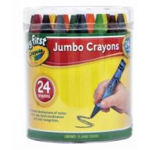 CRAYONS JUMBO MY FIRST BUCKET 24