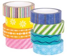 WASHI TAPE ASSORTED 8'S