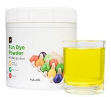 DYE - FUN DYE POWDER YELLOW 500 GRAM