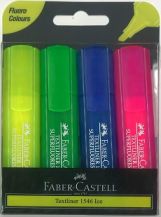 HIGHLIGHTERS FABER FLURO ASST 4'S