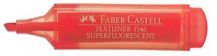 HIGHLIGHTERS FABER FLURO RED