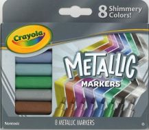 MARKER METALLIC CRAYOLA PACK OF 8