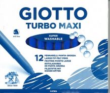 MARKER TURBO MAXI - BLUE - PACK OF 12