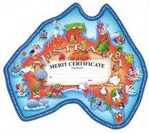 MERIT CERTIFICATE - OUR AUSTRALIA PKT 35