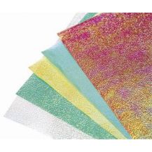 CRAFT PAPER - METALLIC FOIL PEARL A4 50'S ASST