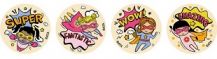 MERIT STICKERS :-  SUPER GIRL