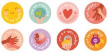 MERIT STICKERS :- CHARACTER VALUES