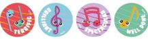 MERIT STICKERS:-  MUSIC