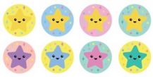 MERIT STICKERS - HAPPY STARS MULTI