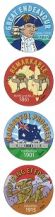 MERIT STICKERS :- AUSTRALIAN HISTORY