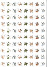 DYNAMIC DOTS MERIT STICKERS :- DINOSAUR