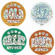 HOLOGRAPHIC MEDAL STICKER 4 DEC (96) 703