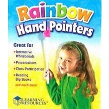 RAINBOW HAND POINTERS #EACH