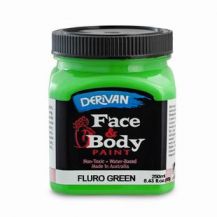 FACE PAINT 250ML FLURO GREEN