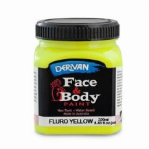 FACE PAINT 250ML FLURO YELLOW