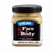 FACE PAINT METALLIC - 250ml GOLD