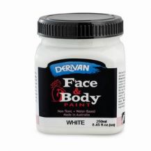 FACE PAINT 250ML WHITE