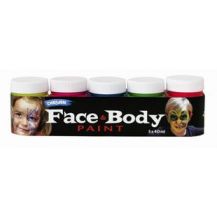 FACE PAINT KIT - FLURO (5x40ml)