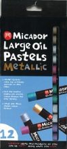 PASTELS MICADOR OIL METALLIC PKT 12