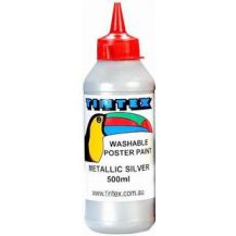 TINTEX WASHABLE METALLIC SILVER 500ML