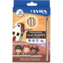 LYRA GAINT SKINTONE COLOUR PENCIL 12'S