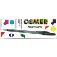 PEN - OSMER BALLPOINT  - PKT 12 BLACK