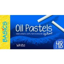 PASTELS OIL LARGE 48'S - WHITE (PS043)