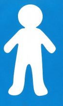 BOY CARDBOARD BODY - PACK OF 24