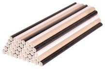 ECO PAPER STRAWS - NEUTRAL COLOURS - PACK OF 60