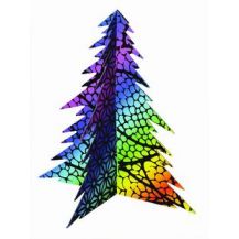 SCRATCH ART - CHRISTMAS TREES 20'S
