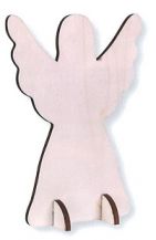 WOODEN STANDING ANGEL - 10'S (WP204)