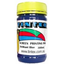 SCREEN PRINTING INK 300ML BRILLIANT BLUE