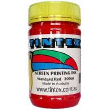 SCREEN PRINTING INK 300ML STANDARD RED