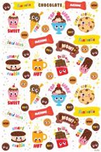 SCENTSATIONS MERIT STICKERS - CHOCOLATE