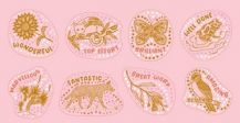 SCENTED STICKERS - WONDERLANDS LAND EUCALYPTUS (72)