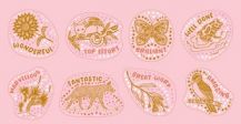 SCENTED STICKERS - WONDERLANDS LAND EUCALYPTUS (72)