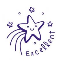 MERIT STAMP SELF-INKING - EXCELLENT STAR