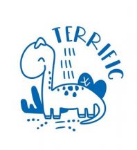 MERIT STAMP SELF-INKING - TERRIFIC DINOSAUR