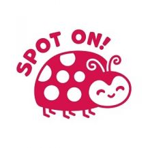 MERIT STAMP SELF-INKING - SPOT ON LADYBIRD