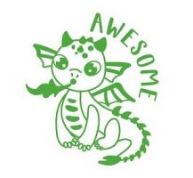 MERIT STAMP SELF-INKING - AWESOME DRAGON